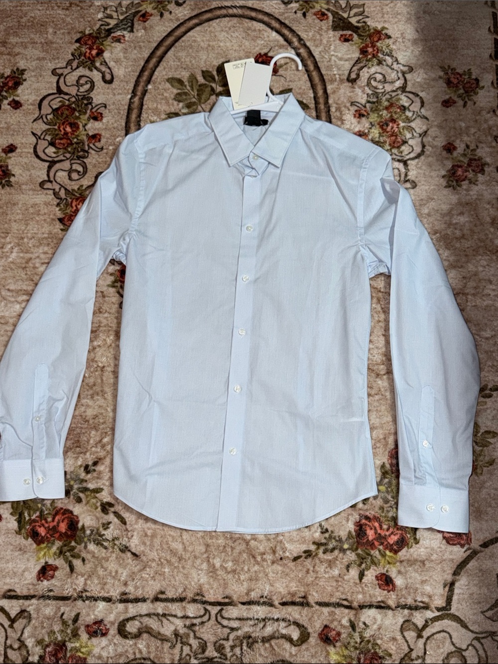 H&M Men's Light Blue Dress Shirt - Classic Button-Down